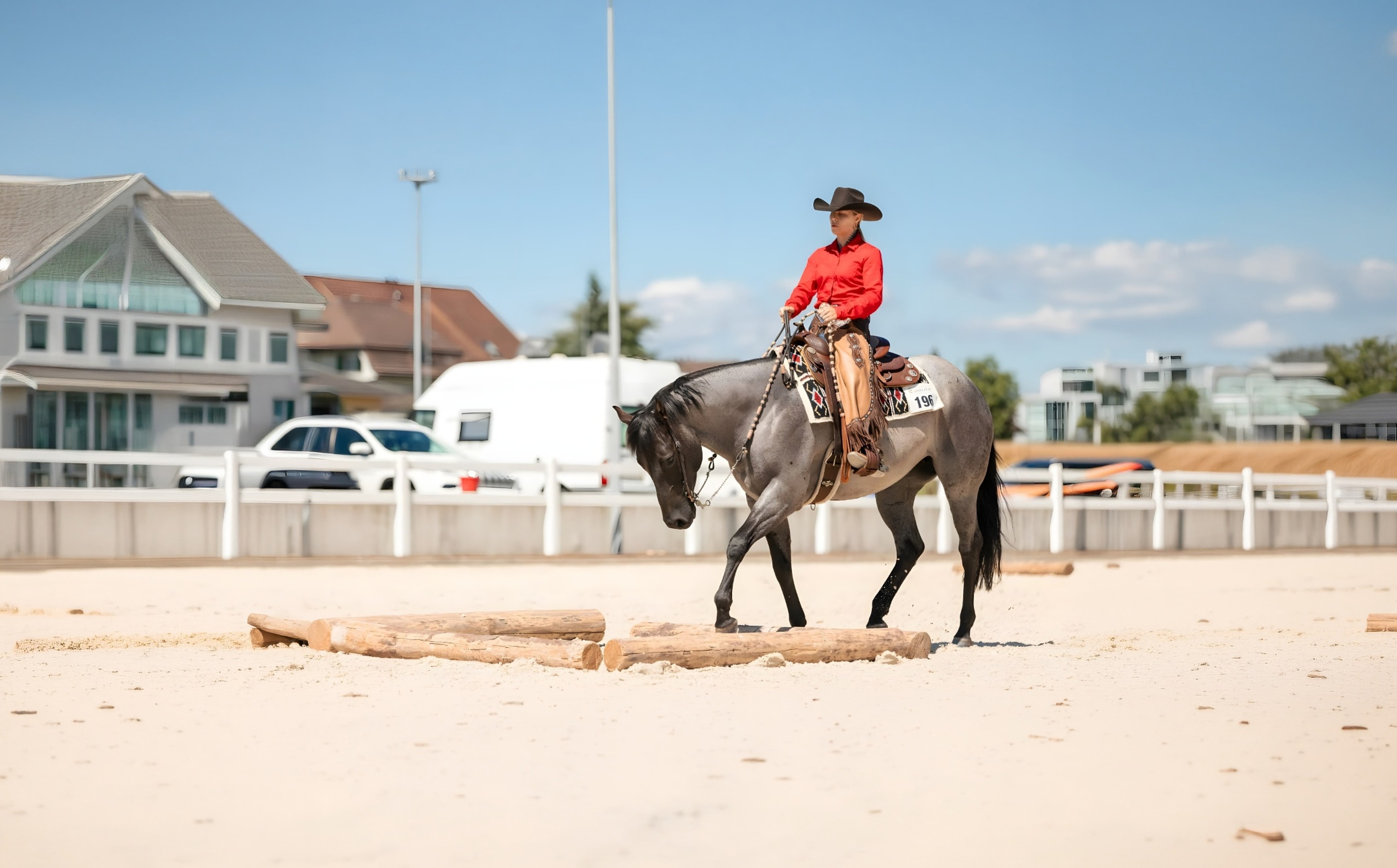 Nastassja Russo beim Trail-Turnier